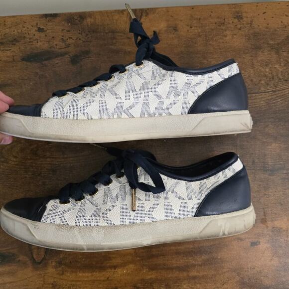 Michael Kors Blue Sneakers Size 7 - Picture 5 of 7